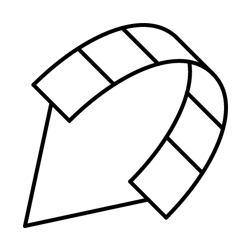 kite icon in black